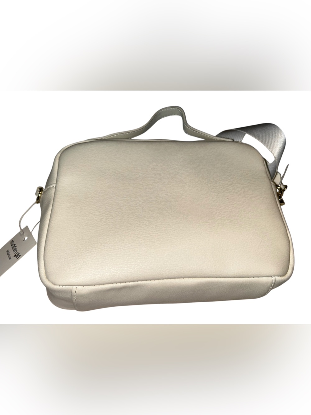 Madden Girl Cream Crossbody with Gold Sequin Accent - Picture 2 of 2